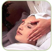 Woman receiving a Microdermabrasion Facial